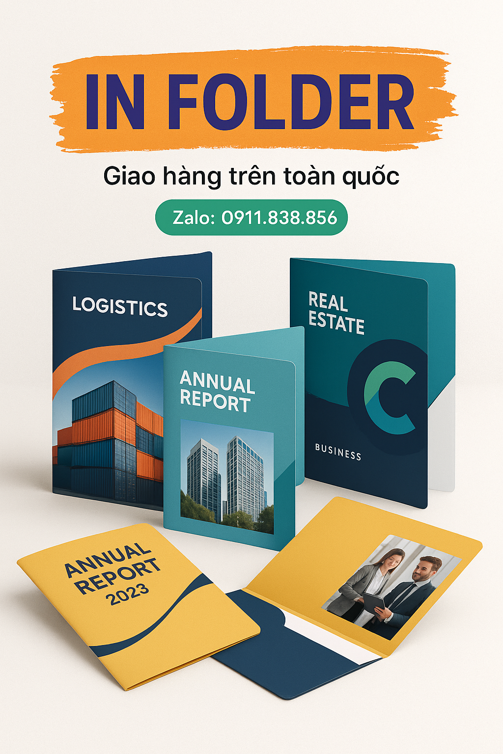 In bìa kẹp hồ sơ - Đẳng cấp doanh nghiệp của bạn! 1 in ấn chất lượng cao