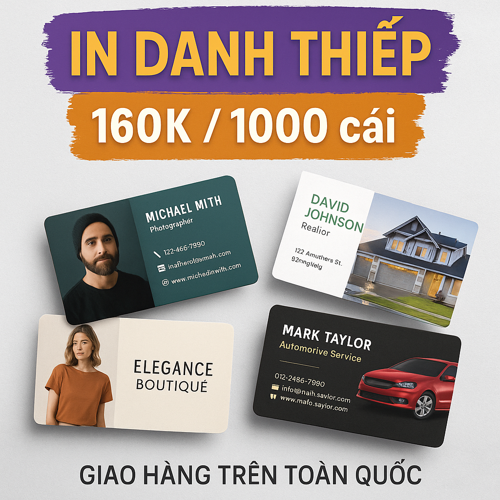 In danh thiếp giá rẻ tại TPHCM – In nhanh, đẹp, chuyên nghiệp 1 in ấn chất lượng cao