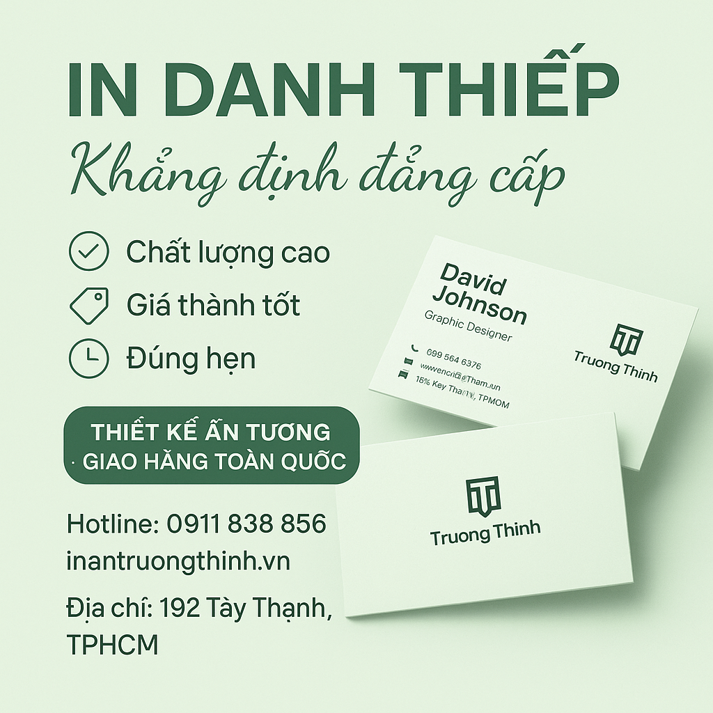 in ấn chất lượng cao