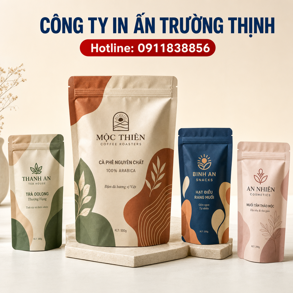 in túi zipper - Công ty In Ấn Trường Thịnh