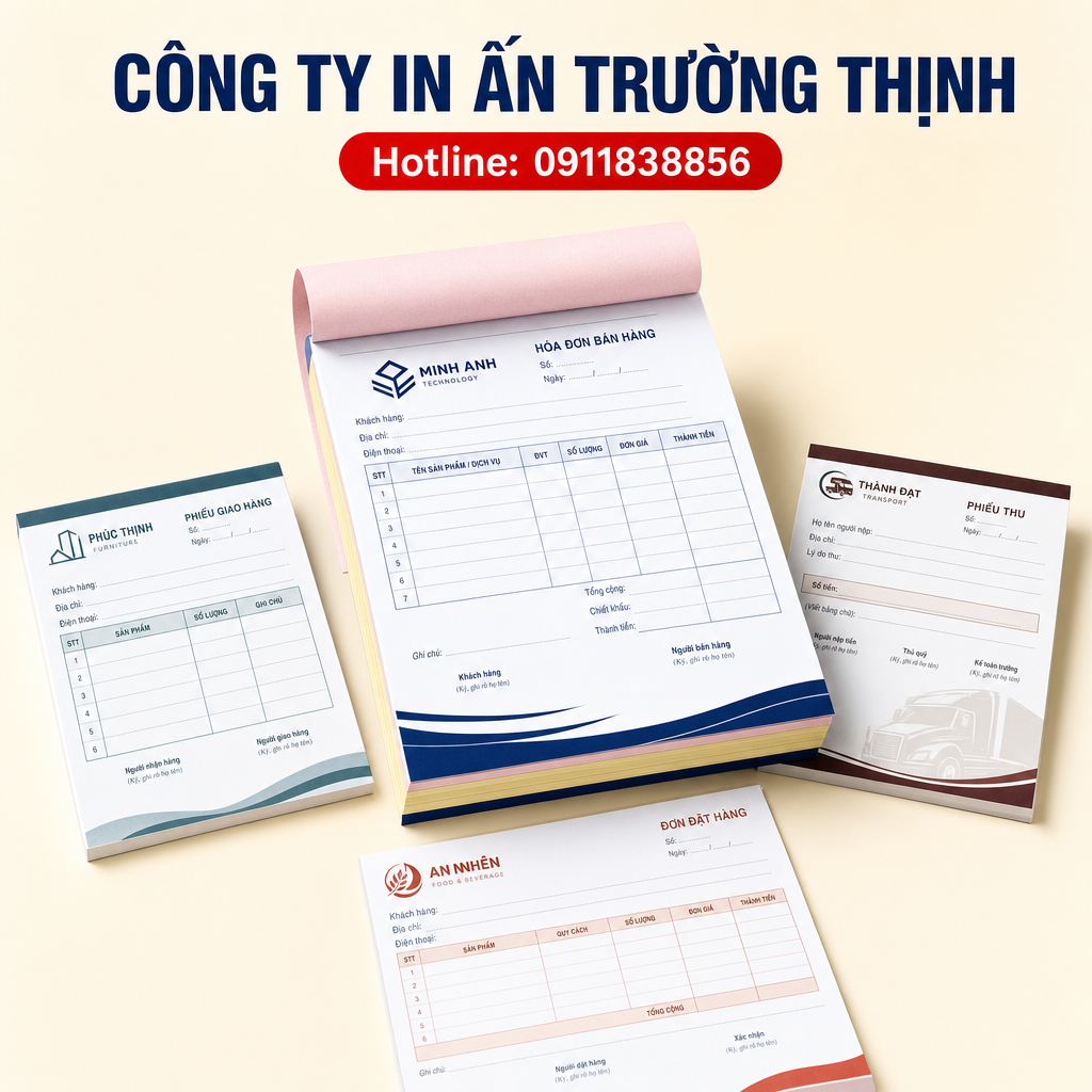 in Biểu mẫu - Công ty In Ấn Trường Thịnh