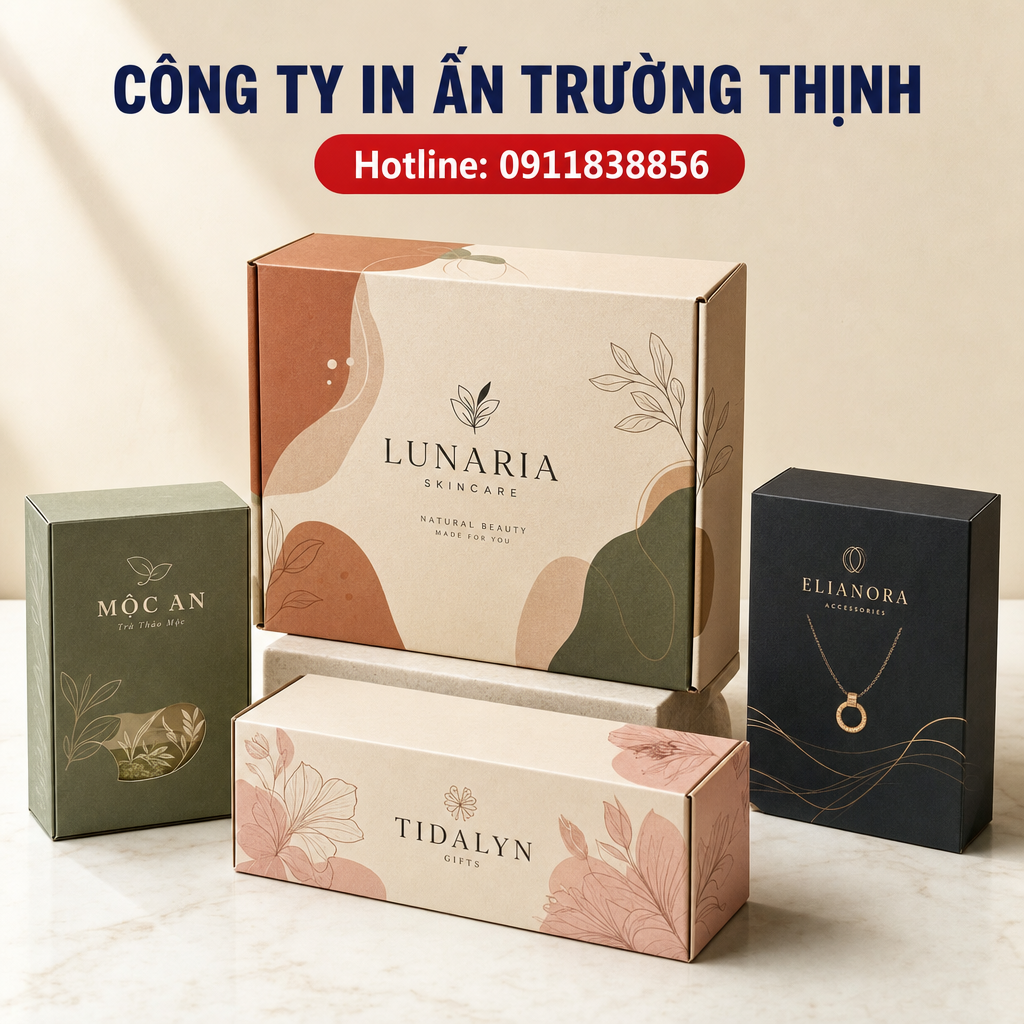 In Hộp giấy đẹp, chuyên nghiệp cho thương hiệu | Trường Thịnh 1 in Hộp giấy - Công ty In Ấn Trường Thịnh