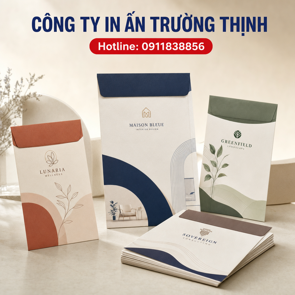 in Bao thư - Công ty In Ấn Trường Thịnh