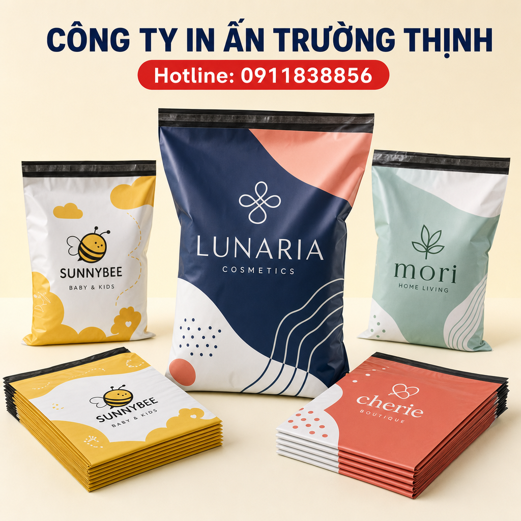 in túi niêm phong gói hàng - Công ty In Ấn Trường Thịnh