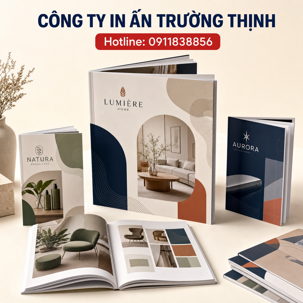 In Catalogue chuyên nghiệp, nổi bật hình ảnh thương hiệu | Trường Thịnh 1 in Catalogue - Công ty In Ấn Trường Thịnh