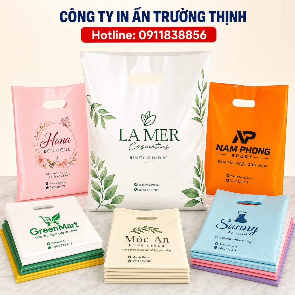 in Túi nylon - Công ty In Ấn Trường Thịnh