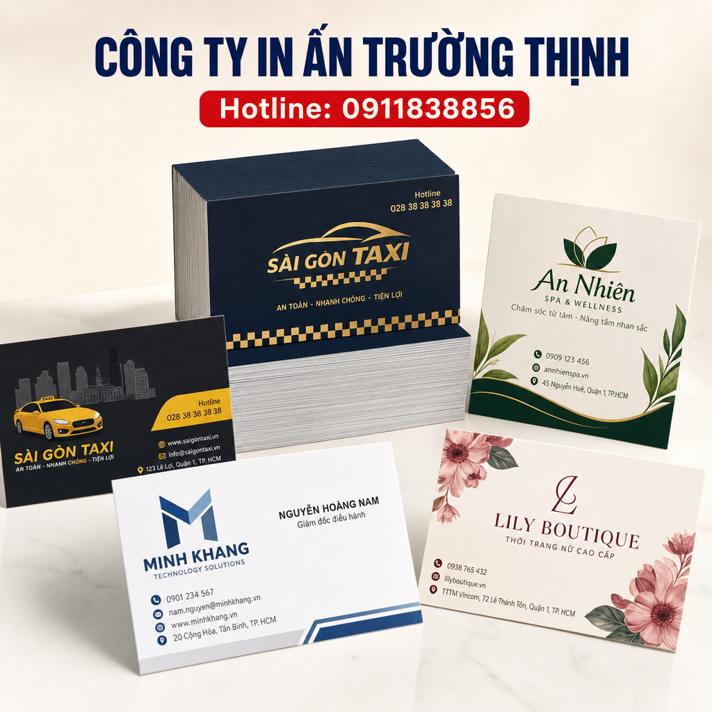 in Danh thiếp - Công ty In Ấn Trường Thịnh