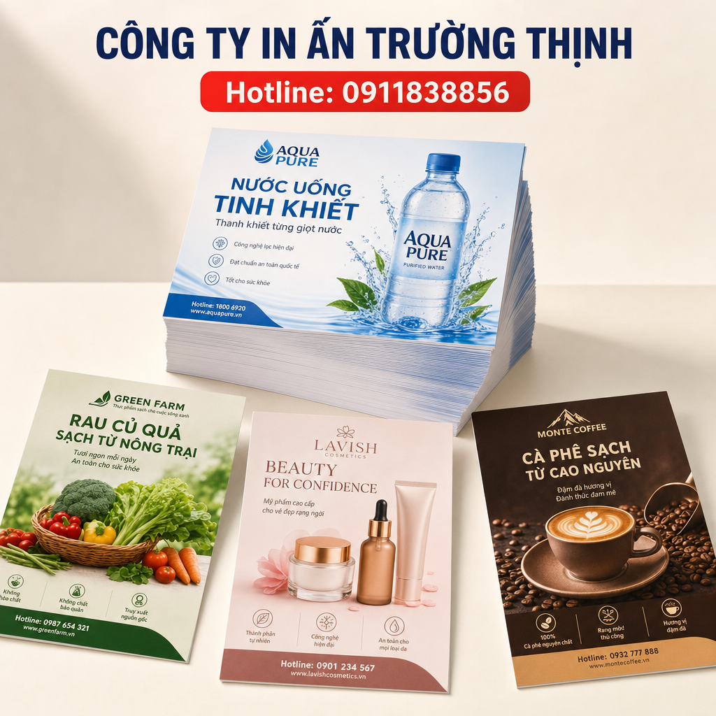 in Tờ rơi - Công ty In Ấn Trường Thịnh