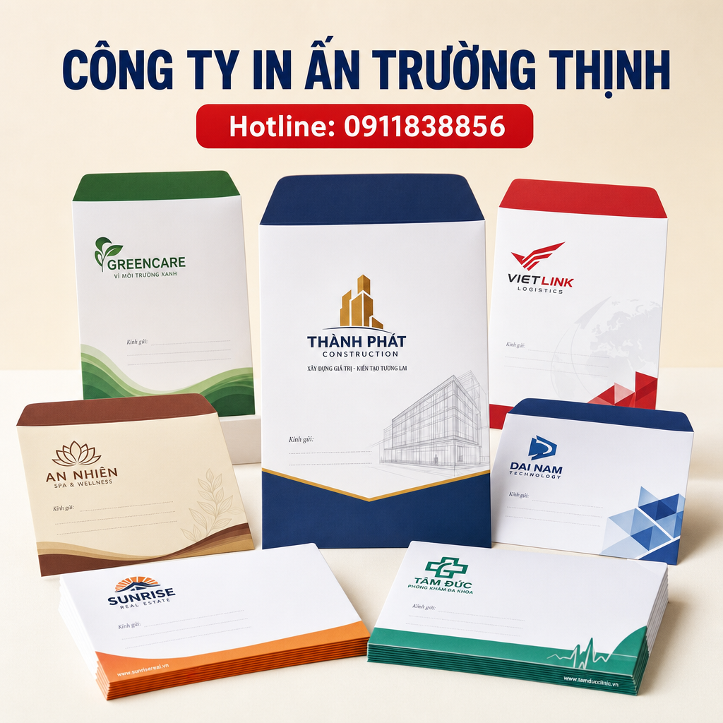 in Bao thư - Công ty In Ấn Trường Thịnh